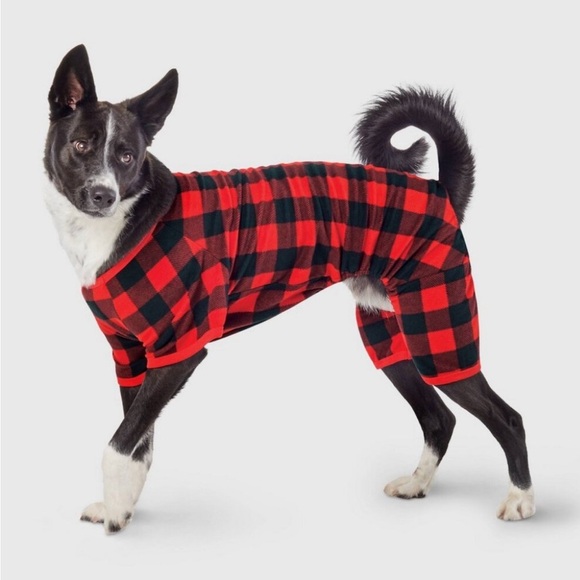 Wondershop Buffalo Check Black/Red Matching Family Dog/Cat Holiday Pajamas New! - Picture 11 of 11